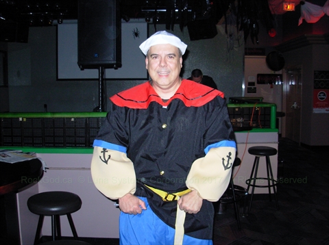 Halloween costume at Haloween Karaoke