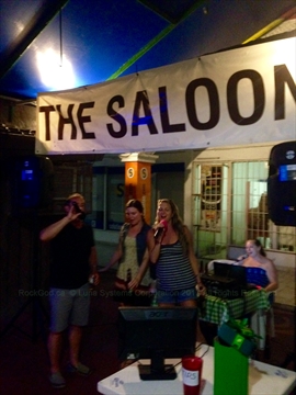 Karaoke at the Saloon